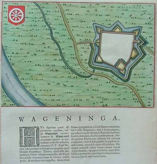 plan Wageninga by Blaeu