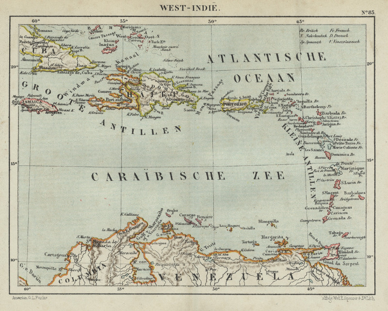image of map West-Indië by Kuyper (Kuijper) West-Indië by Kuyper (Kuijper)