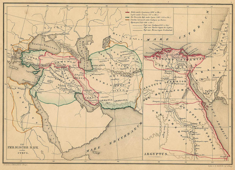 Het Persische Rijk onder Cyrus by De Erven Thierry en Mensing