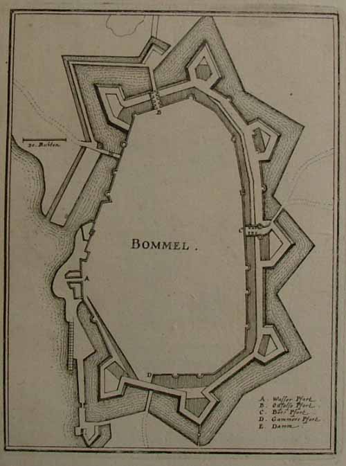 plan Bommel by C. Merian