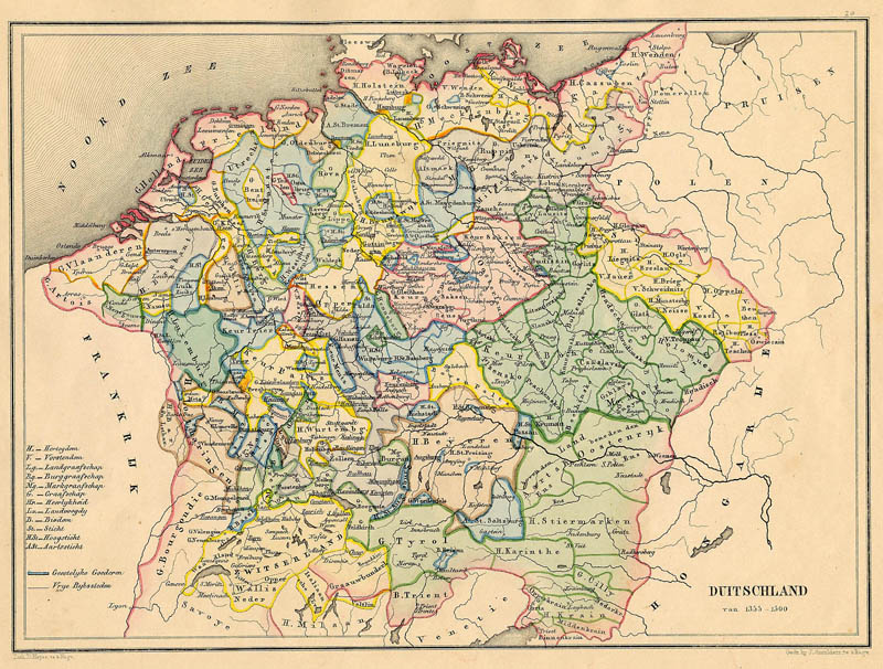 Duitschland van 1355-1500 by De Erven Thierry en Mensing