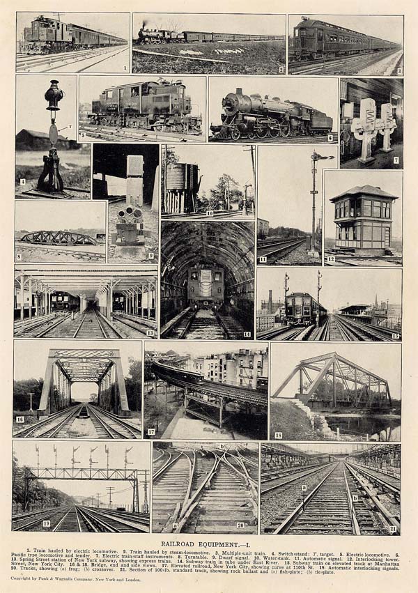 print Railroad Equipment I by Funk&Wagnalls Company