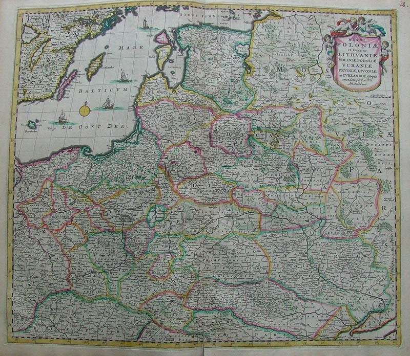 regni poloniae et ducatus lithuaniae voliniae, podoliae ucraniae prussiae, livoniae et curlandiae			 by Wit, Frederik de