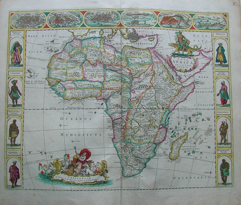 Nova Africa descriptio by Wit, Frederik de
