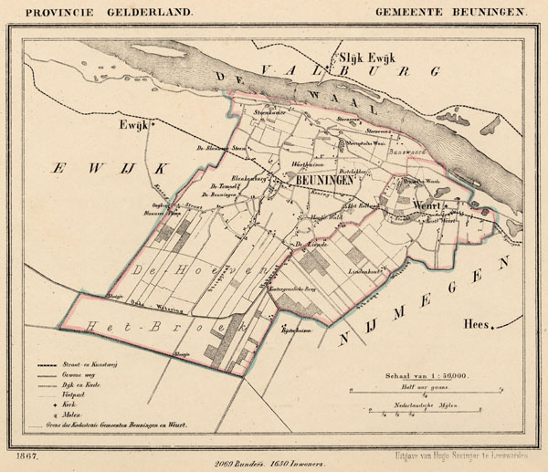 map communityplan Beuningen by Kuyper (Kuijper)