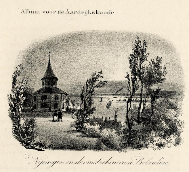 Album voor de Aardrijkskunde, Nijmegen en de omstreken van Belvedère by A.P. van Langenhuysen