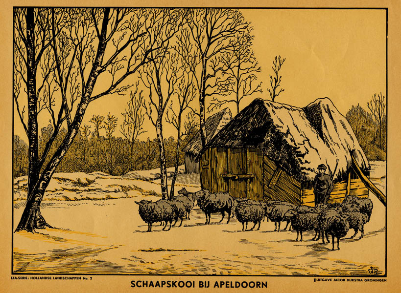 Schaapskooi bij Apeldoorn by S.d.R.