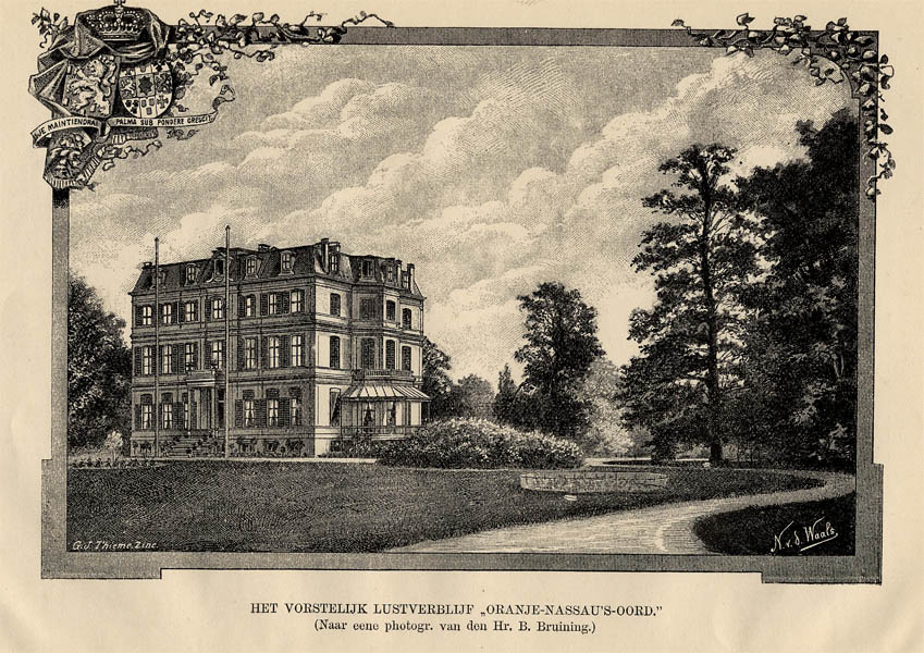 Het vorstelijk lustverblijf  by G.J. Thieme, N. v.d.  Waale