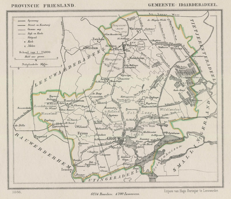 Gemeente Idaarderadeel by Kuyper (Kuijper)