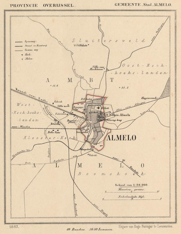 Gemeente Almelo Stad (Stad Almelo) by Jacob Kuyper (Kuijper)