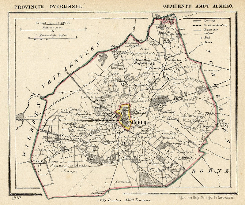 Gemeente Almelo Ambt (Ambt Almelo) by Jacob Kuyper (Kuijper)