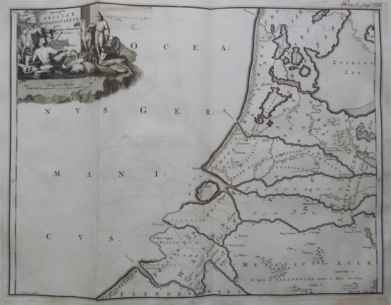 Descriptio Frisiae Haereditariae  inter Scaldim et Kinnemum sub Carolinis by Mensone Alting, Ger de Broen