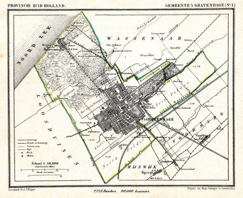 Gemeente ´s Gravenhage (No1) (Den Haag) by Jacob Kuyper (Kuijper)