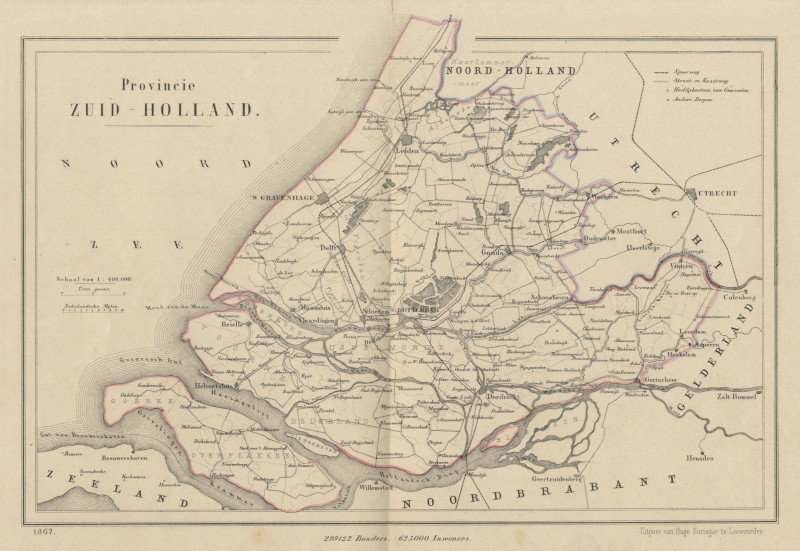 Provincie Zuid-Holland by Jacob Kuyper (Kuijper)