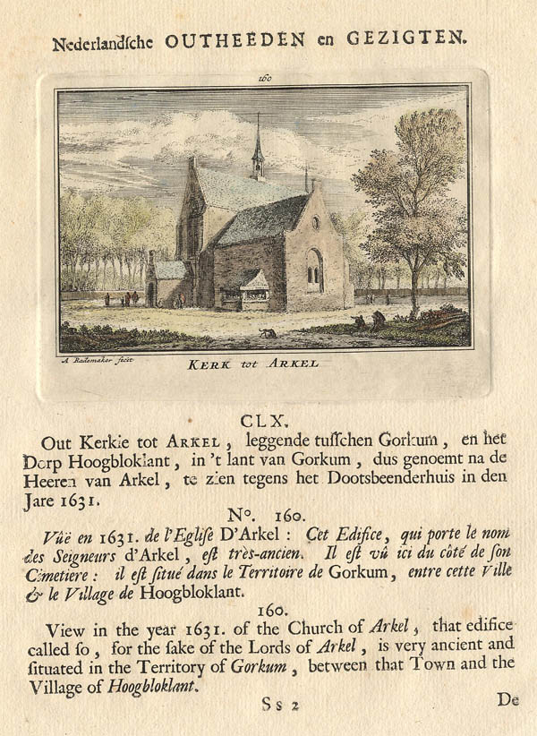plan Kerk tot Arkel by Rademaker, Barents