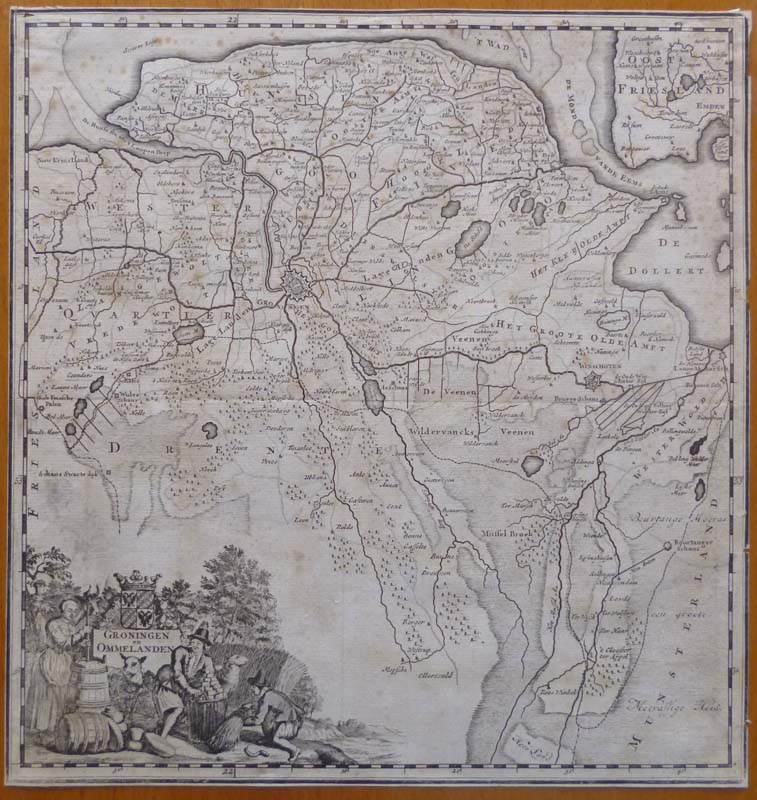 Groningen en Ommelanden by Isaac Tirion