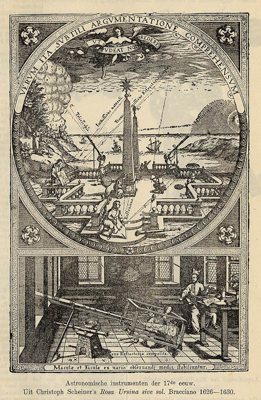 print Astronomische Instrumenten by Winkler Prins