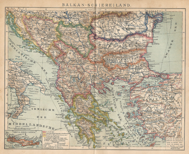 Balkan-Schiereiland by Winkler Prins
