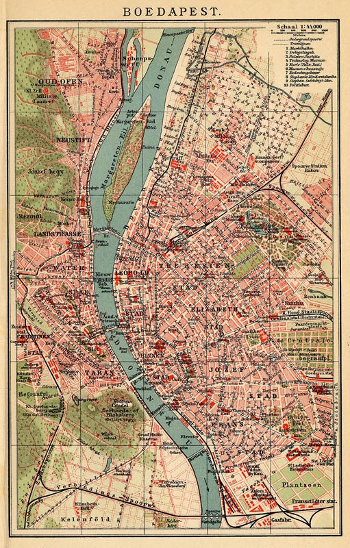 plan Boedapest by Winkler Prins