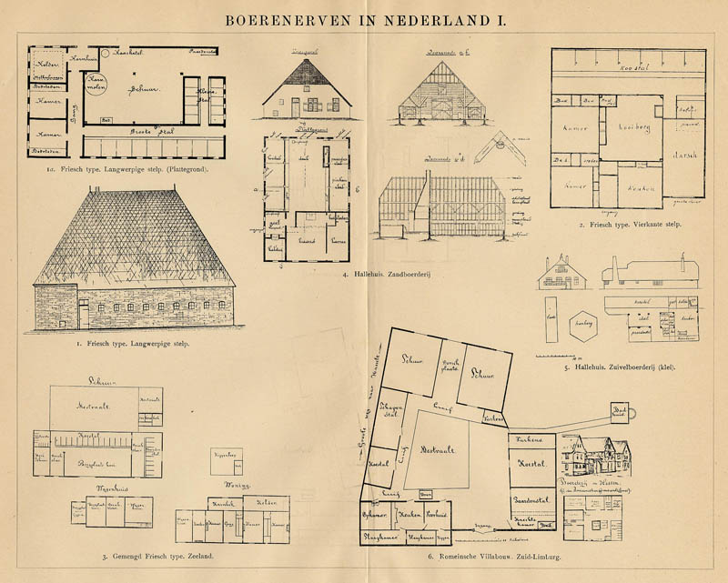 Boerenerven in Nederland I by Winkler Prins