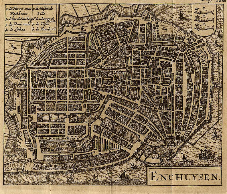 Enkhuysen by Jan Nicolas de Parival