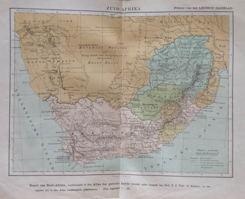 Zuid-Afrika by Prof. P. J. Veth, P.W.M. Trap