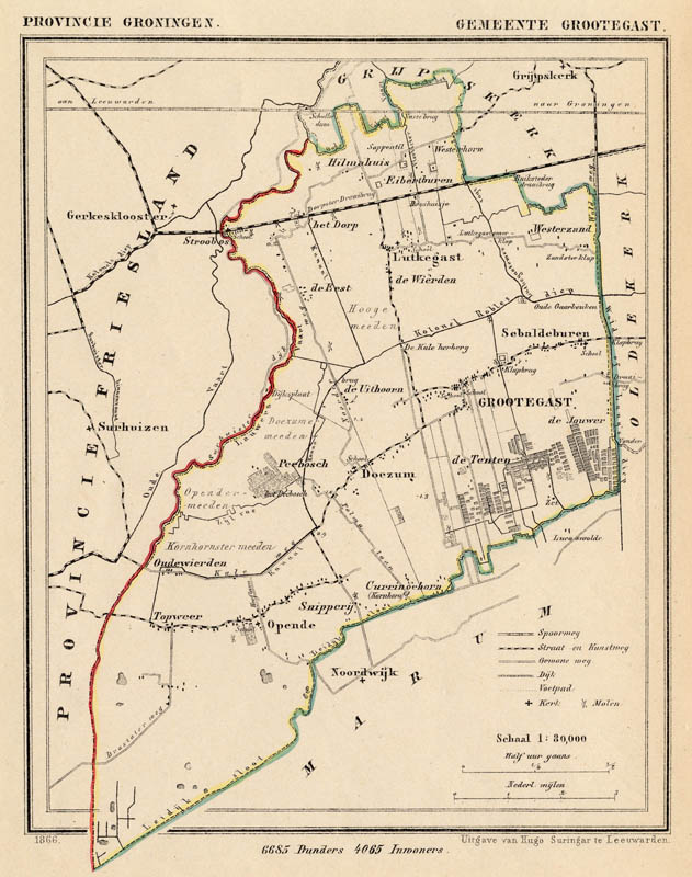 Gemeente Grootegast by Jacob Kuyper (Kuijper)