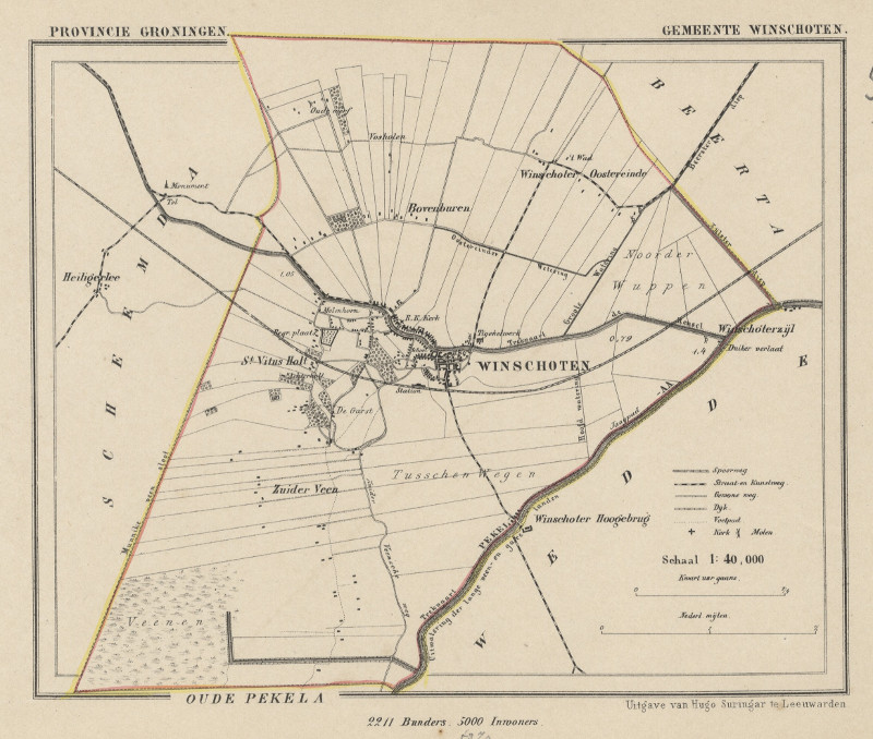 Gemeente Winschoten by Jacob Kuyper (Kuijper)