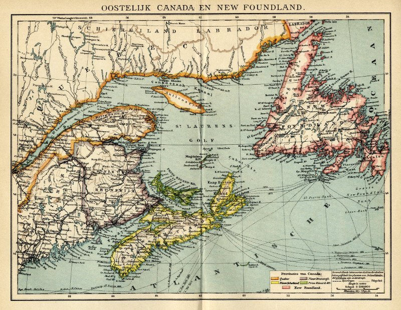 Oostelijk Canada en New Foundland by Winkler Prins