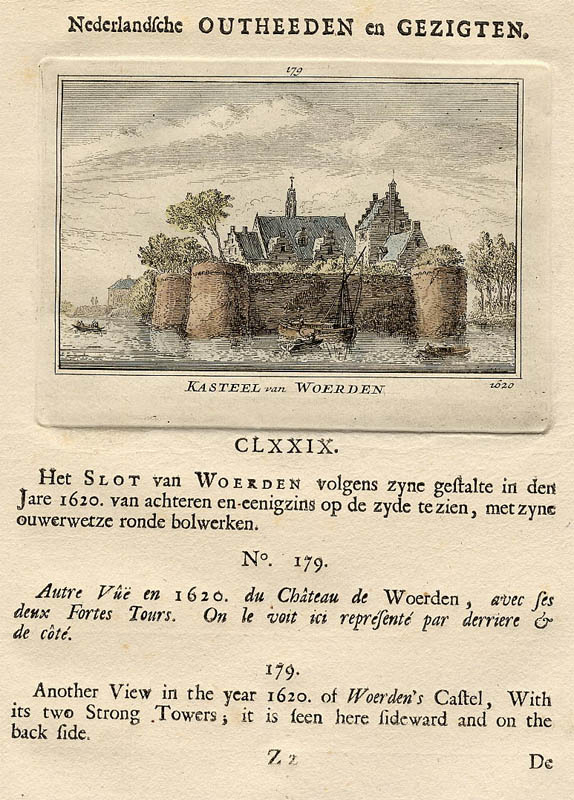 view Kasteel van Woerden 1620  by Abraham Rademaker