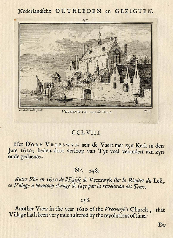 view Vreeswyk aan de Vaart 1620 by Abraham Rademaker