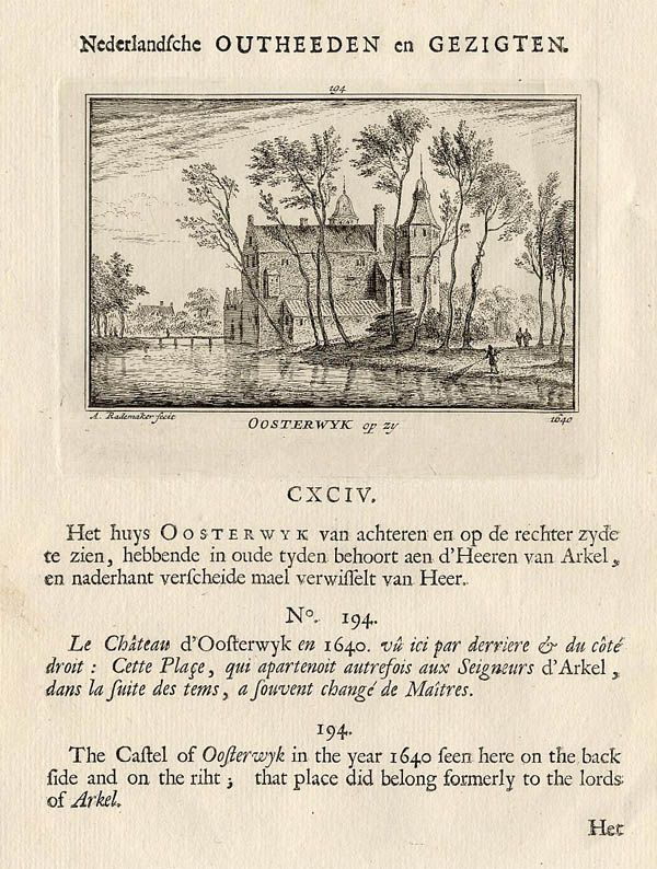 view Oosterwyk op zy 1640 by Abraham Rademaker