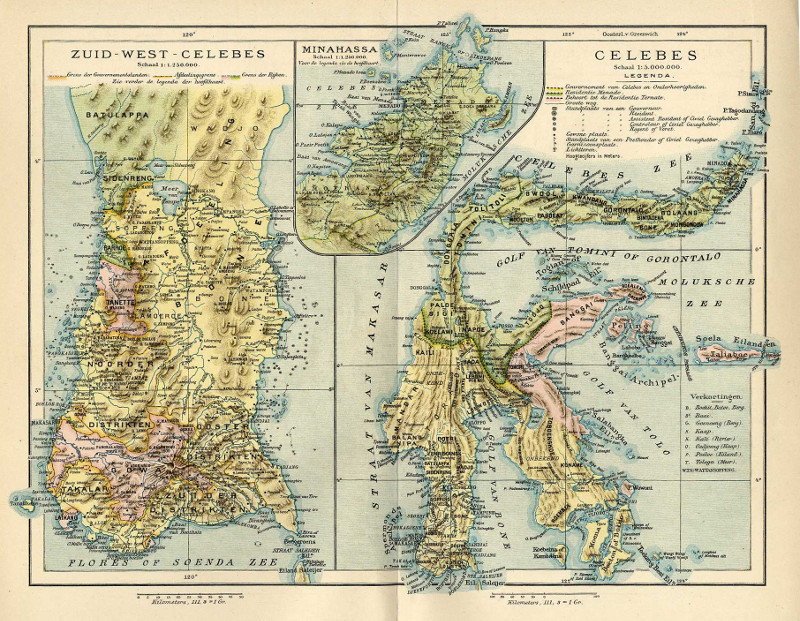 Zuid-West-Celebes, Minahassa, Celebes by Winkler Prins