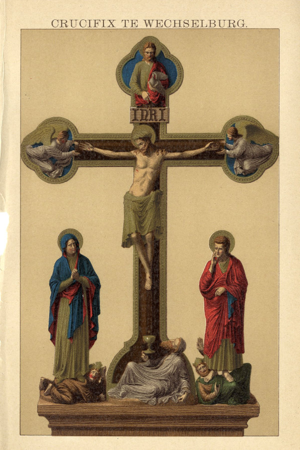 print Crucifix te Weichselburg by Winkler Prins