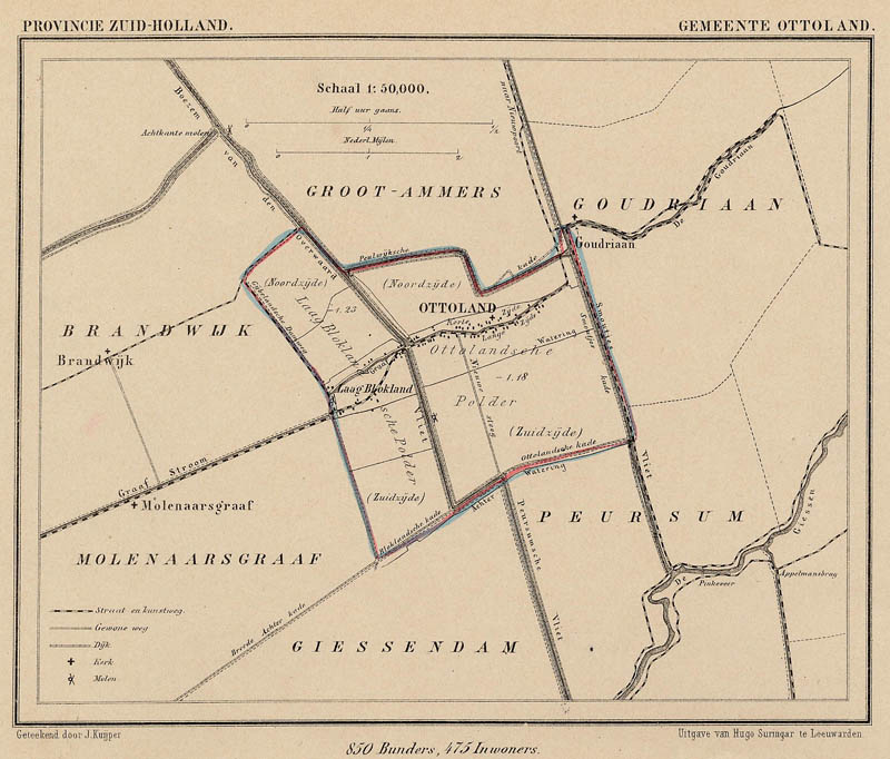 Gemeente Ottoland by Jacob Kuyper (Kuijper)