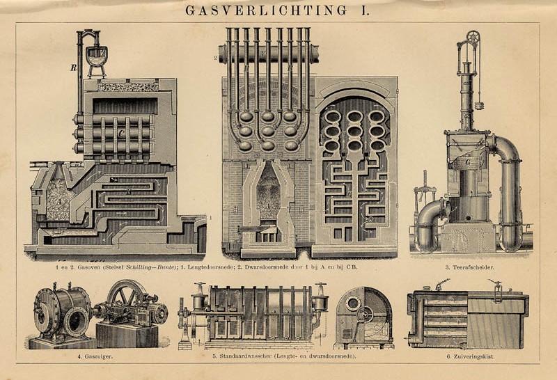 Gasverlichting I by Winkler Prins