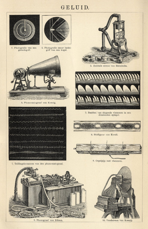 image of print Geluid by Winkler Prins print Geluid by Winkler Prins