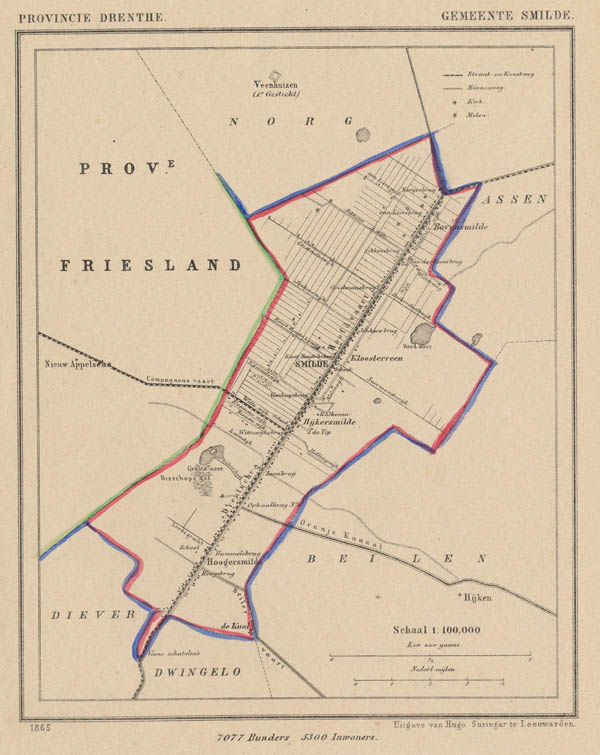 map communityplan Smilde by Kuyper (Kuijper)