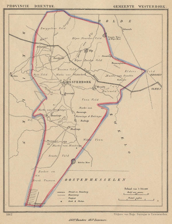 map communityplan Westerbork by Kuyper (Kuijper)