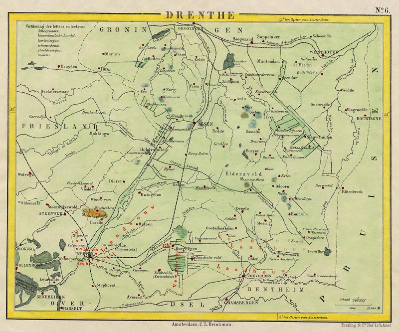 Drenthe by Posthumus, van Bemmelen, Brinkman