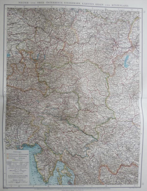 Nieder- und Ober- osterreich, Steiemark, Kärnten, Krain und Küstenland by W. Berg