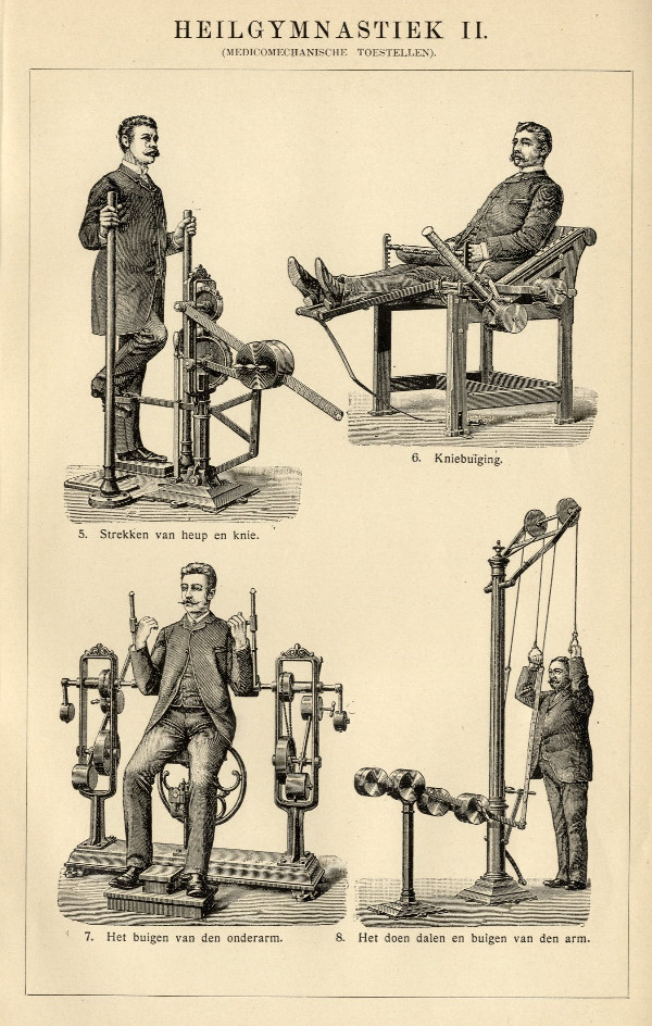 print Heilgymnastiek II (Medicomechanische toestellen) by Winkler Prins