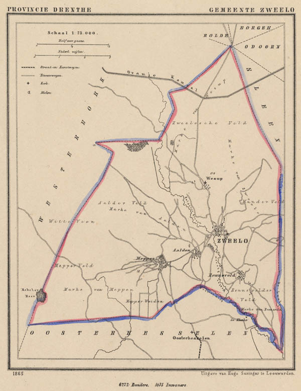 map communityplan Zweelo by Kuyper (Kuijper)