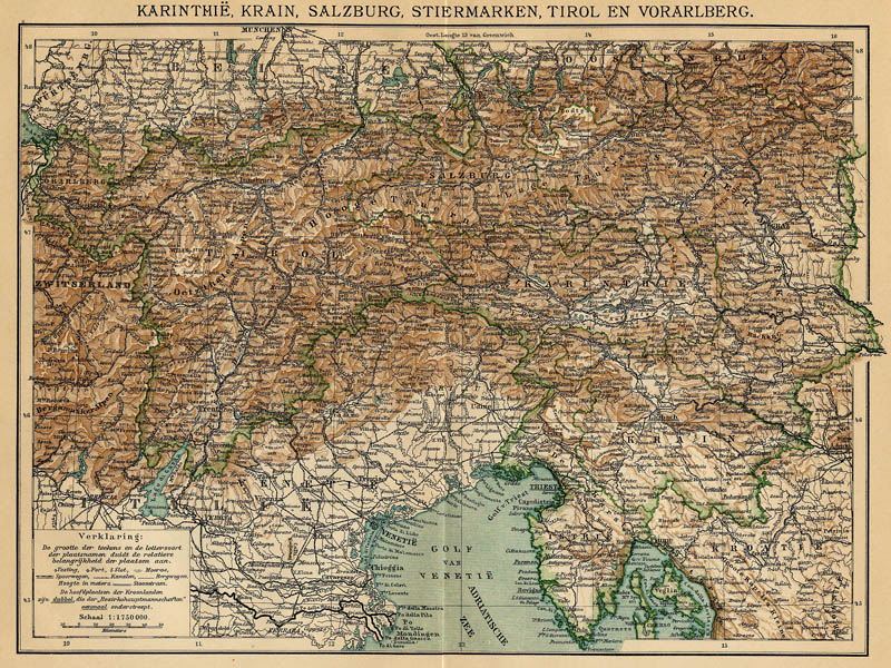 Karintië, Krain, Salzburg, Stiermarken, Tirol en Vorarlberg by Winkler Prins