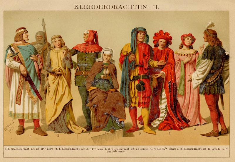 Kleederdrachten II by A. Greit