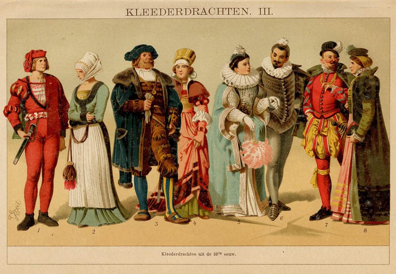 Kleederdrachten III by A. Greit