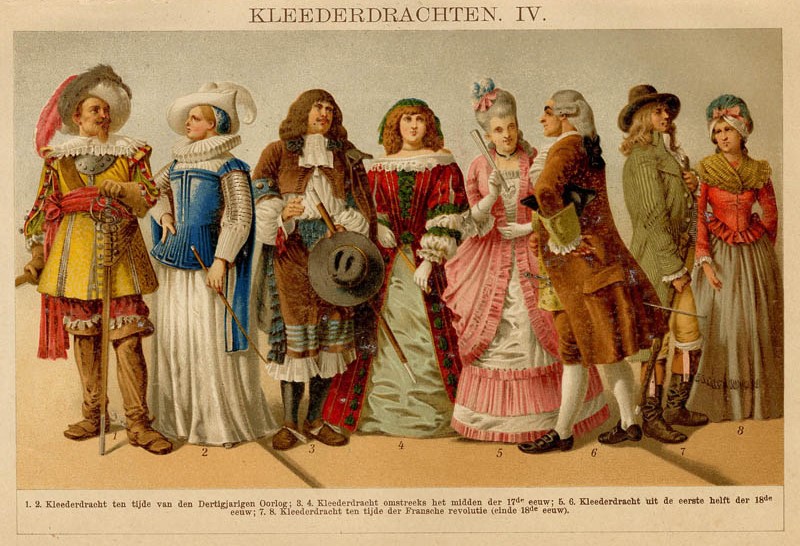 Kleederdrachten IV by A. Greit