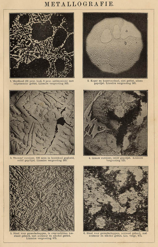 print Metallografie by Winkler Prins