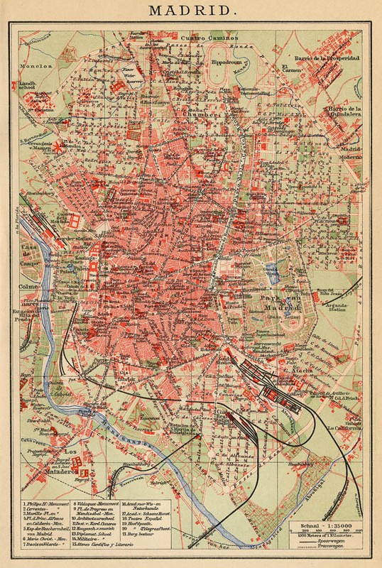 plan Madrid by Winkler Prins