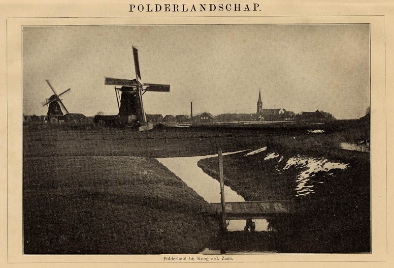 Polderlandschap by Winkler Prins